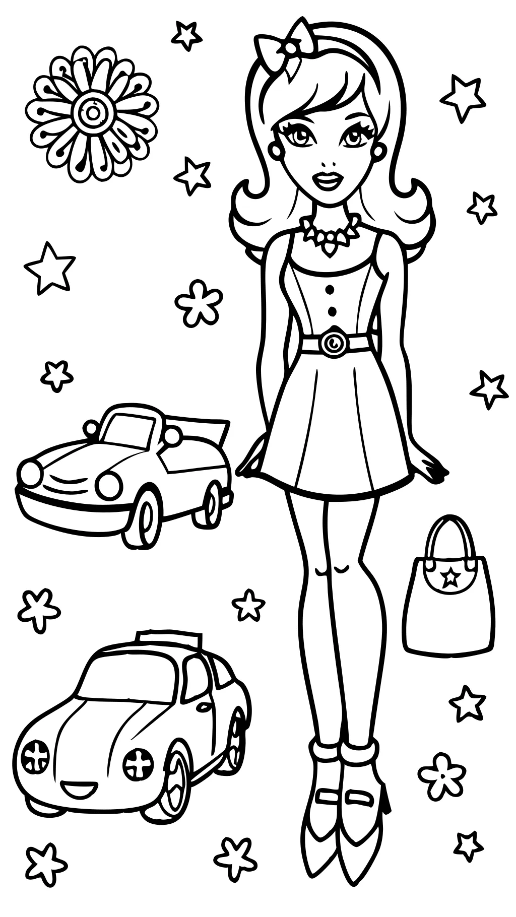 barbie coloring pages free printable